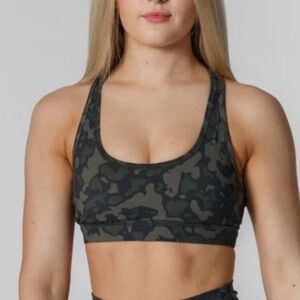 NEW Paragon FlexSweat‎ Legacy Bra Green Camo